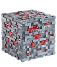 Minecraft Replica Illuminating Redstone Ore Cube 10 cm