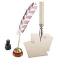 Harry Potter Replica Hogwarts Writing Quill with Hogwarts Headed Paper 31 cm