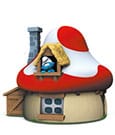 The Smurfs Coin Bank Mushroom House