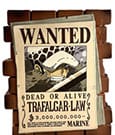 One Piece Coin Bank Law Wanted