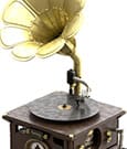 Original-Retro Series Construction Set Retro Gramophone 34 cm