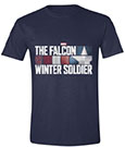 The Falcon and the Winter Soldier T-Shirt Action HR Logo Navy Size XL