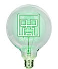 Minecraft Neon LED Bulb Creeper
