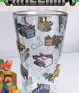 Minecraft Pint Glass Axolotl