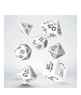 Bright Llama Dice Set White & Black (7)
