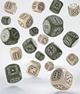 Fortress Compact D6 Dice Set Beige&Olive (20)
