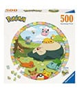 Pokémon Round Jigsaw Puzzle Flowery Pokémon (500 pieces)