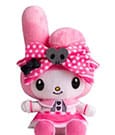 Sanrio Plush Figure My Melody Pink Black Party Anniversary Edition 17 cm