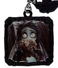 Corpse Bride Metal Keychain Flowers