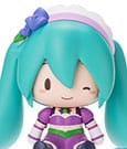 Character Vocal Series 01: Hatsune Miku Fuwa Petit Chibi Figure Hatsune Miku x Love and Berry Dress Up and Dance! Sparkly Purple 8 cm