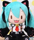 Hatsune Miku Project Diva Arcade Future Tone Fuwa Petit Plush Figure Hatsune Miku Kitty Cat LL 30 cm