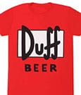 Simpsons T-Shirt Duff Size S