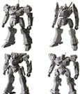 Armored Core Structure Arts Plastic Model Kits 4-Pack Series 1