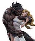 Original Artist Series Statue Beauty and the Beast by Maria Panfilova 46 cm