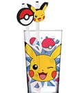 Pokémon Glass Tumbler with Straws Pikachu 485 ml