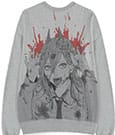 Chainsaw Man Sweater Power Grey Melange Size M