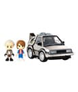 Back to the Future Q-Village Vehicle with mini-figures Time Machine 9 cm