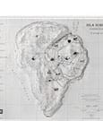 Jurassic Park Topographic Map Isla Nublar