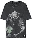 The Witcher Wild Hunt T-Shirt Geralt Washed Size XL