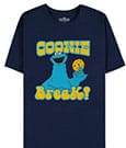 Sesame Street T-Shirt Cookie Monster Navy Cookie Break Size XL