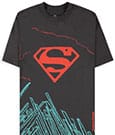 DC Comics T-Shirt Superman Dark Grey son of Krypton Size S