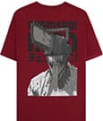 Chainsaw Man T-Shirt Smile Bordeaux Size S
