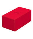 Ultimate Guard Twin Flip`n`Tray 200+ XenoSkin Monocolor Red
