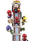 Spider-Man Hero Box Tower Series 2 Mini Figures 8 cm Display (6)