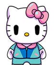 Sanrio DZNR Plush Figure Hello Kitty City Pop Edition 18 cm