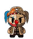 One Piece DZNR Plush Figure Buggy Dead or Alive Edition 18 cm