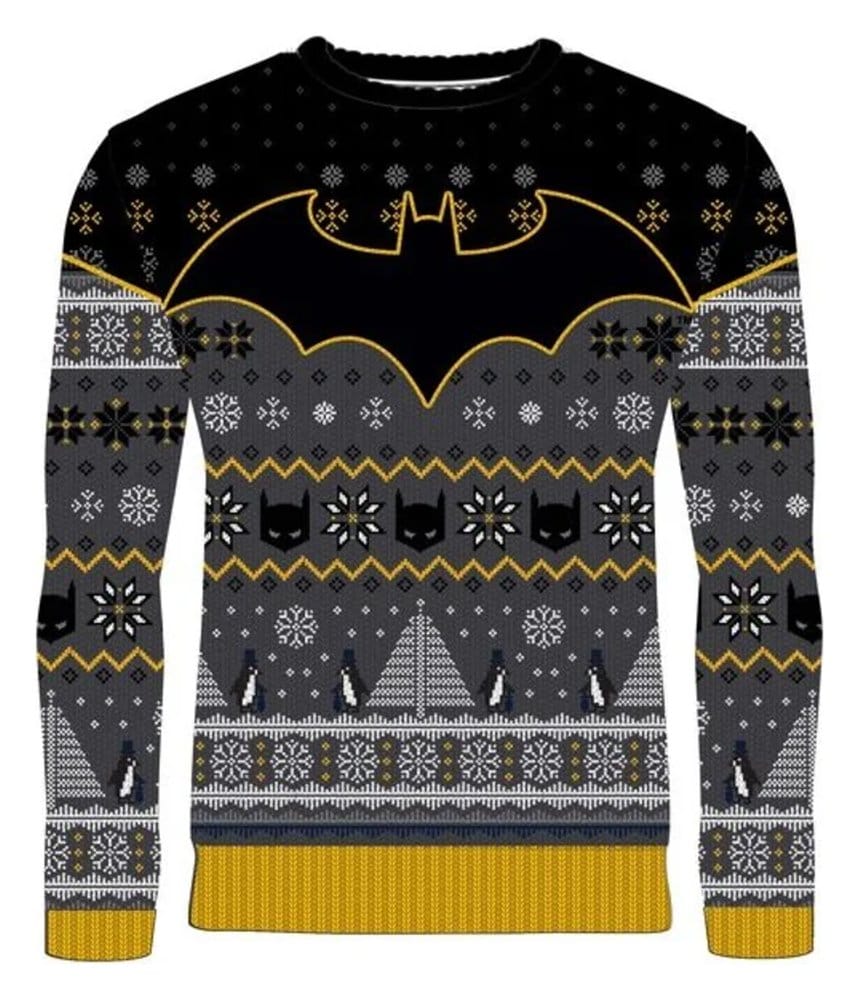 Batman Christmas Sweater Penguin Size M