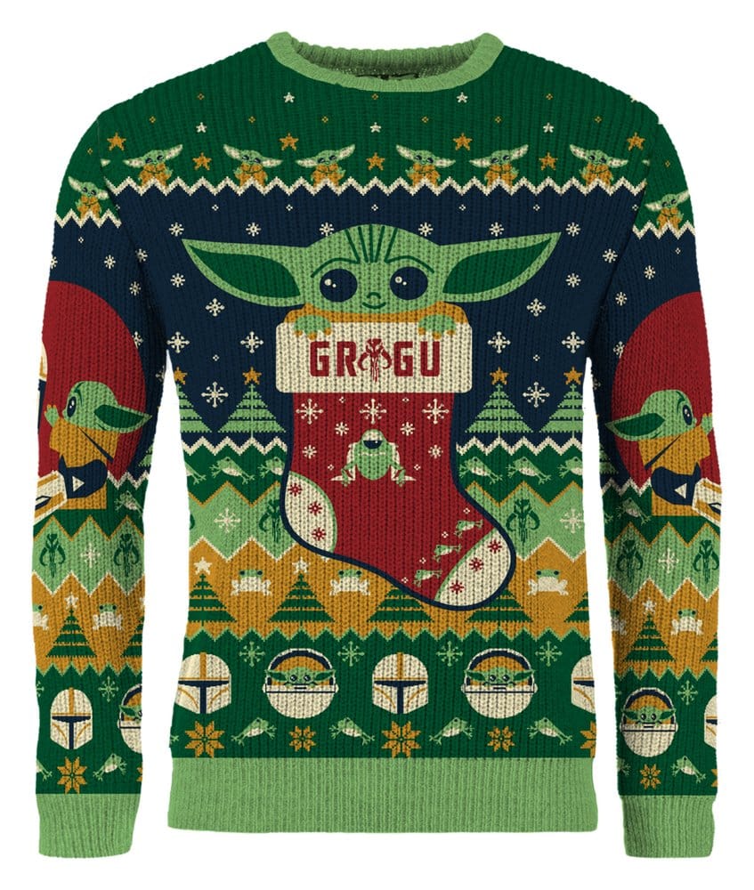 Star Wars Christmas Sweater Baby Yoda Size M