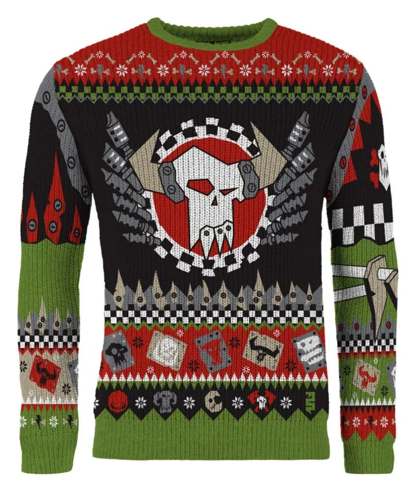 Warhammer 40,000 Christmas Sweater Ork Size M