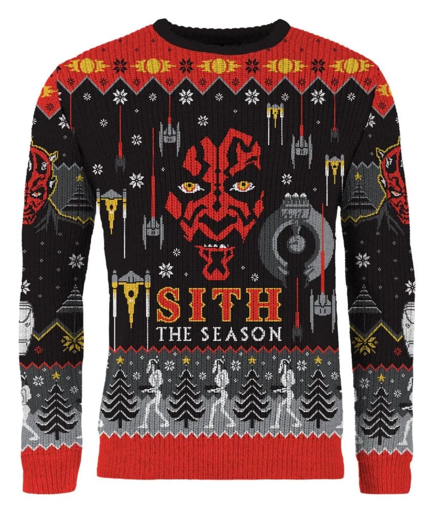 Star Wars Christmas Sweater Sith Size L