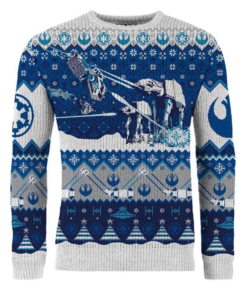 Star Wars Christmas Sweater AT-AT Assault Size XS