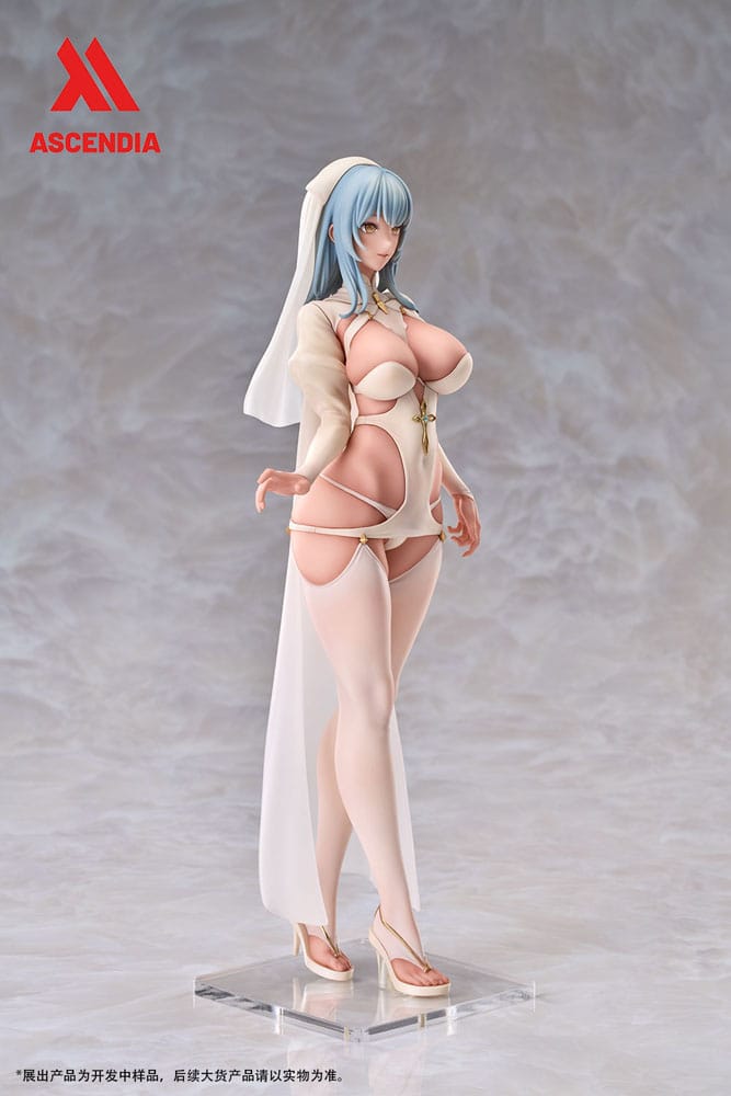 Original Character PVC Statues 2-Pack 1/6 Lily Nun & Emily Nurse Illustration by Chowbie 26 cm