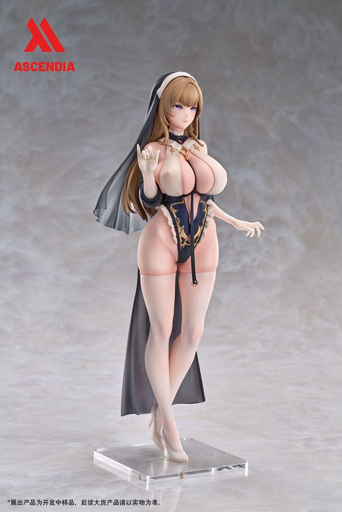 Original Character PVC Statues 2-Pack 1/6 Lily Nun & Emily Nurse Illustration by Chowbie 26 cm