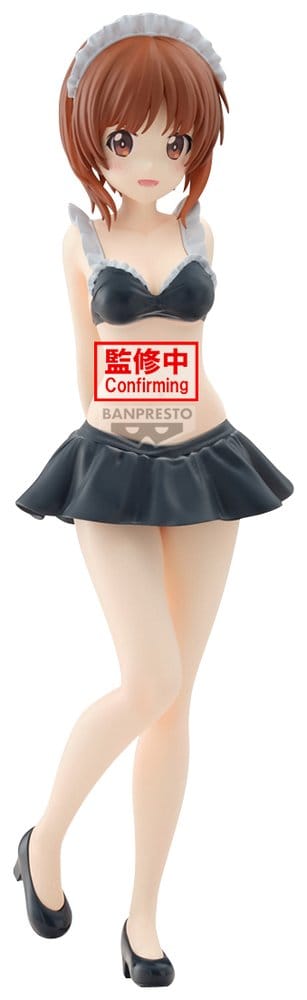 Girls und Panzer das Finale Eternal Romance PVC Figure Miho Nishizumi Maid Swimsuit Ver. 27 cm