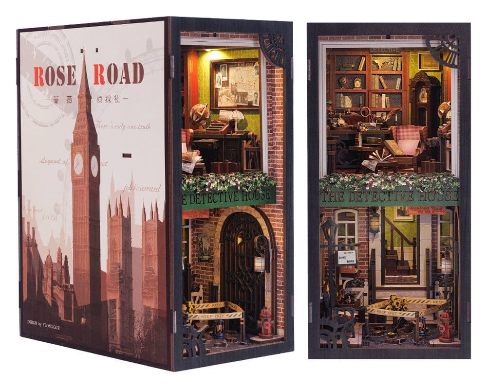 Book Nook Rose Detective Agency 23 x 11 cm