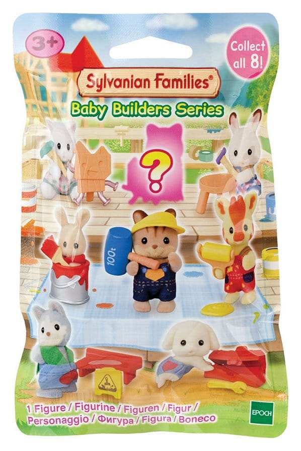 Sylvanian Families: Construction Site Baby Friends Surprise Bag Figure 5 cm Display (16)