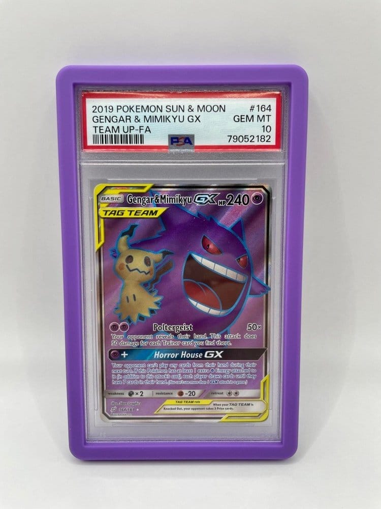 Evoretro Bumper Protector for PSA Slabs Purple