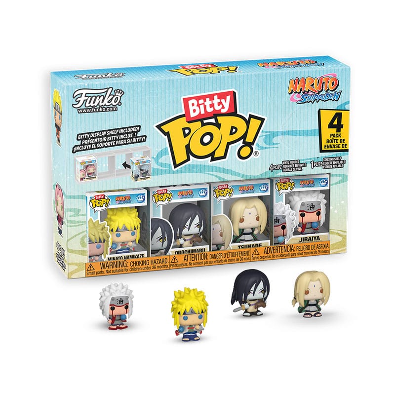 Naruto Shippuden Bitty POP! Vinyl Figure 4-Pack Team 2 2,5 cm