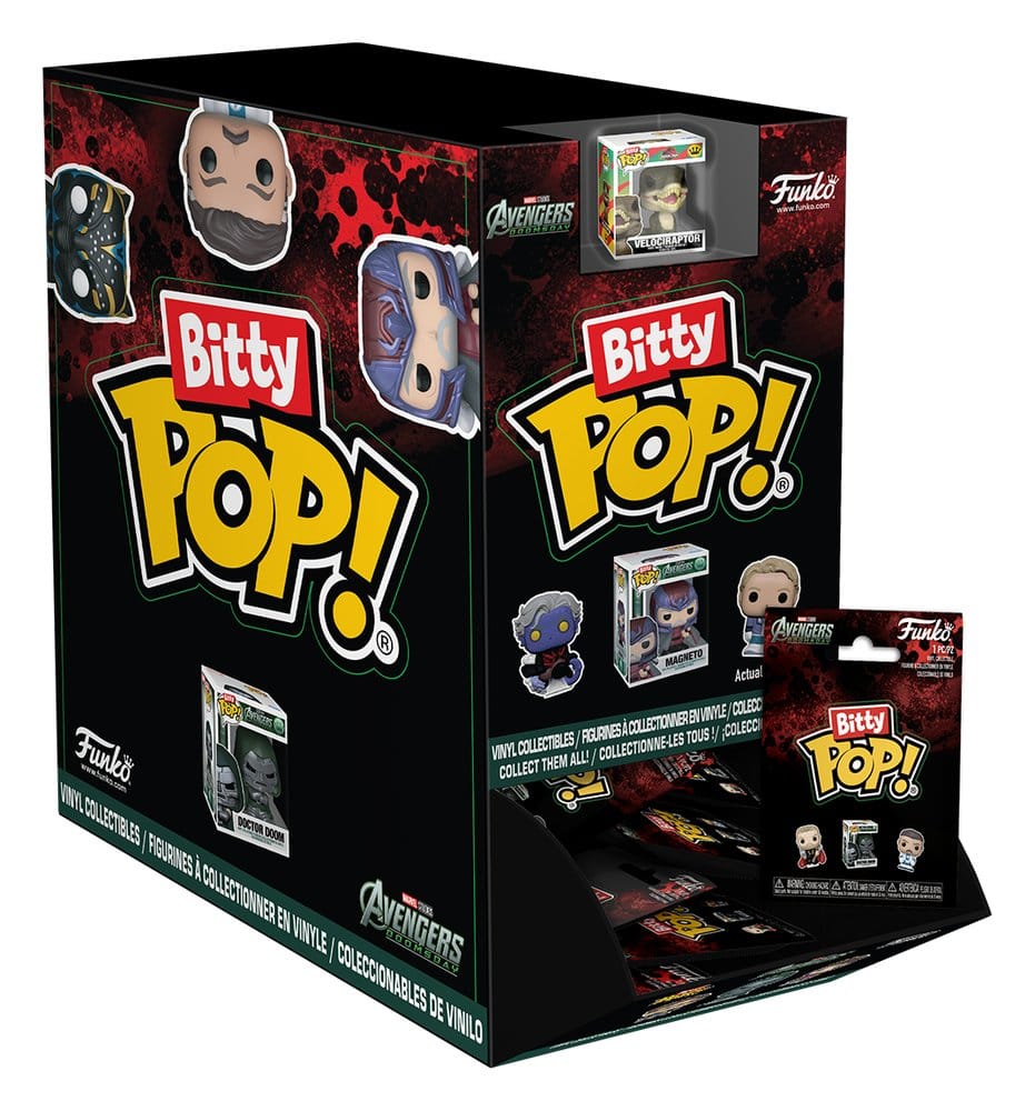 Avengers: Doomsday Bitty POP! Vinyl Figure Display (24) PDQ 2,5 cm