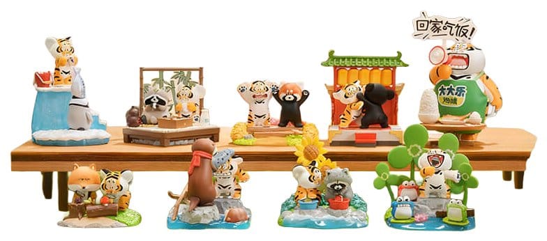 Alexander The Fat TigerBlind Box Mini Figures Little Tiger and his companions Display (8)