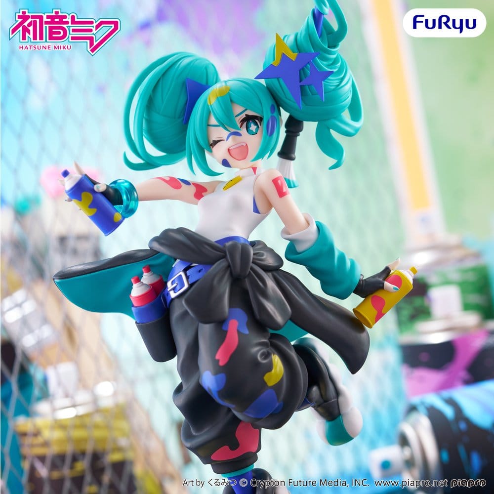 Hatsune Miku Muchute PVC Statue Paint Girl Another Color Ver. 23 cm