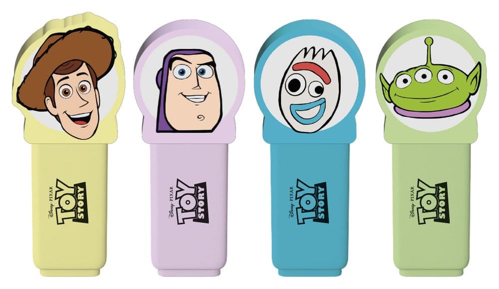 Toy Story Highlighters with Toppers Set of 4