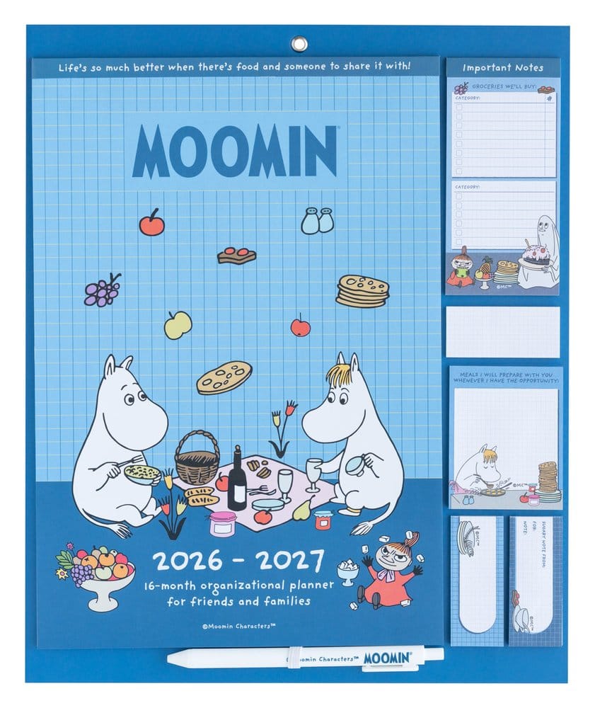 Moomin Magnetic Planner 2026/27 30 x 35 cm