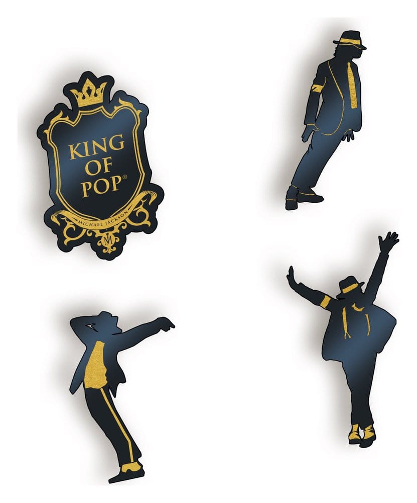 Michael Jackson Pin Badges Set (4)