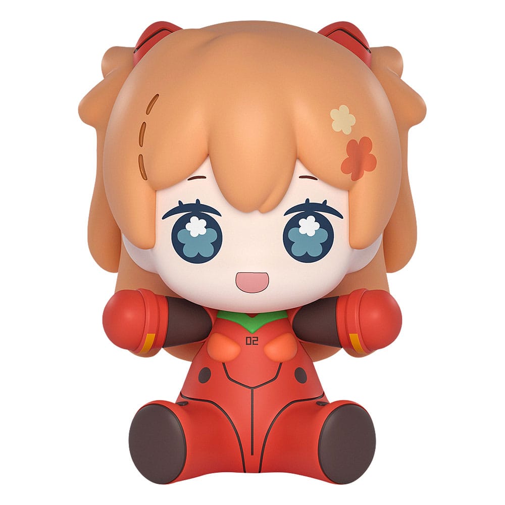 Neon Genesis Evangelion: Rebuild of Evangelion Huggy Good Smile Chibi Figure Asuka Shikinami Langley: Plugsuit Ver. 7 cm