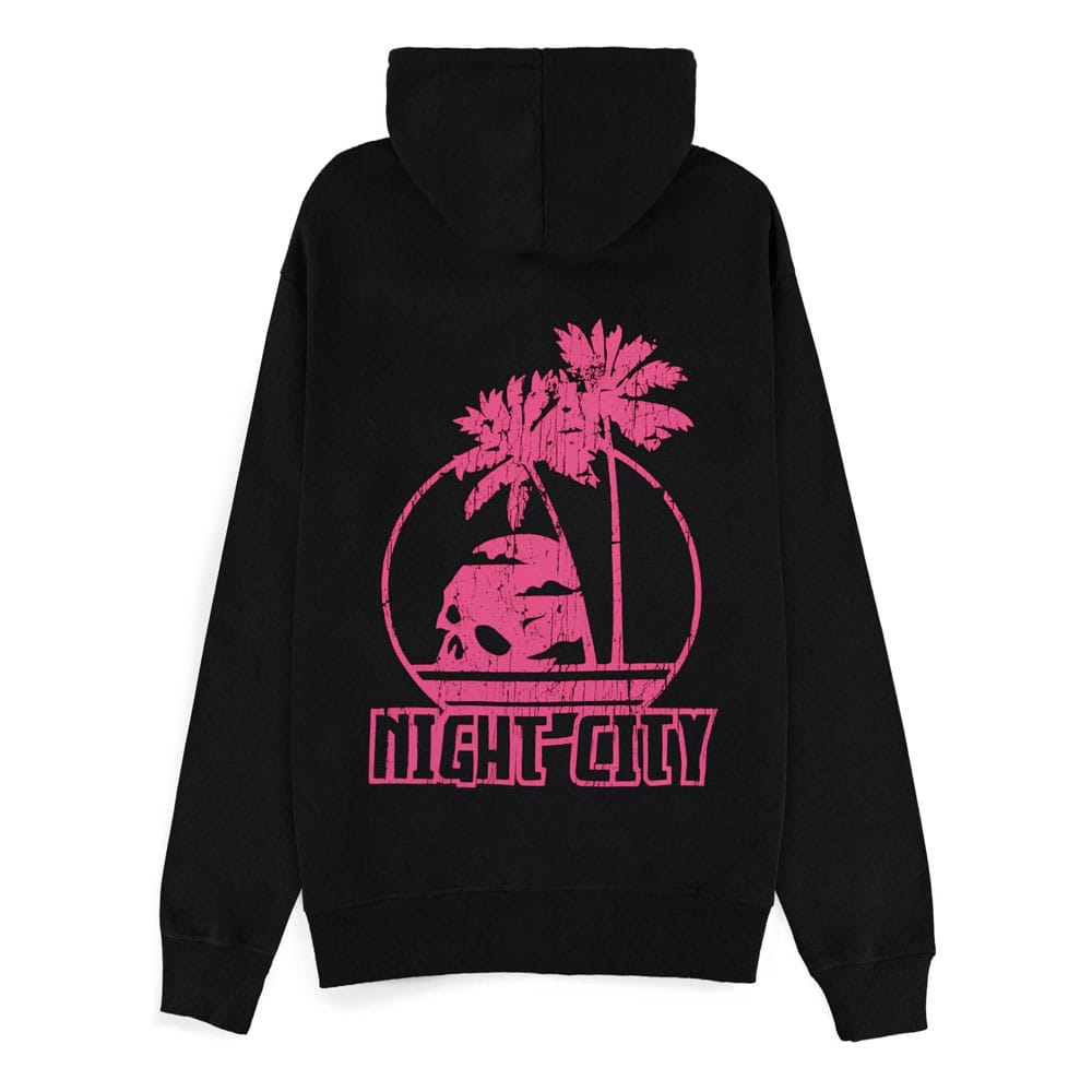 Cyberpunk 2077 Zipper Hoodie Night City Size XL